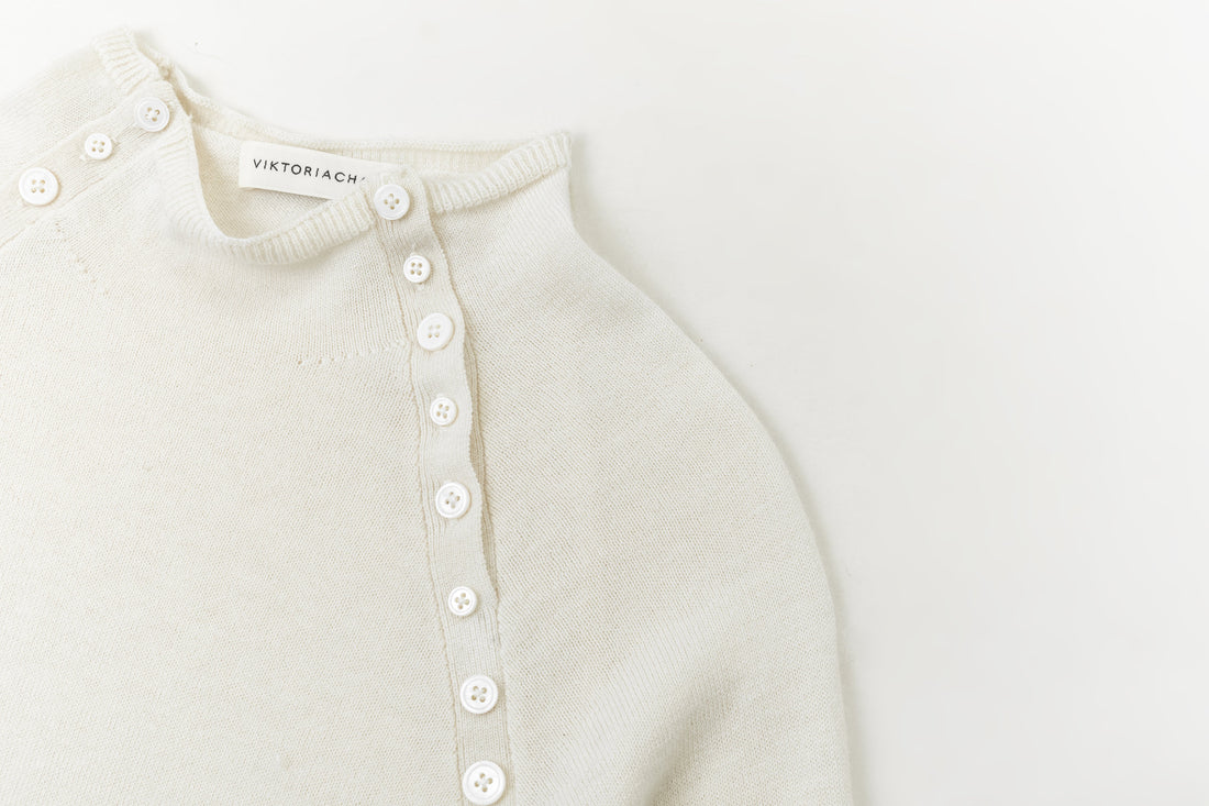 Cleo side button knit