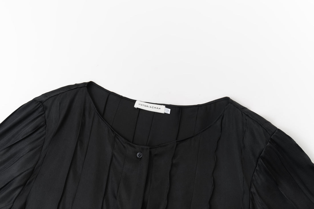 Alma pleated blouse