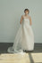 Claudia peplum wedding gown