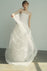 Claudia peplum wedding gown