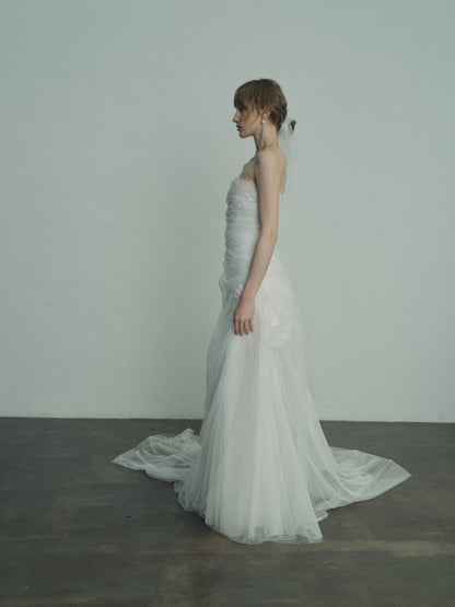 Saga tulle wedding gown