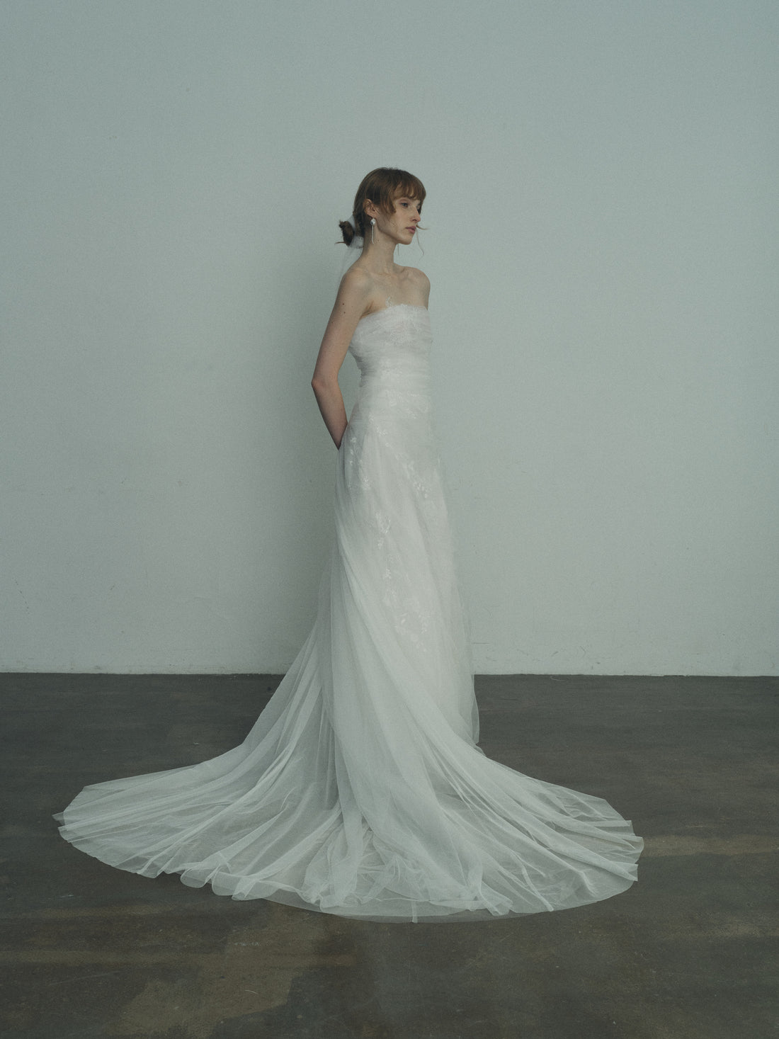 Saga tulle wedding gown