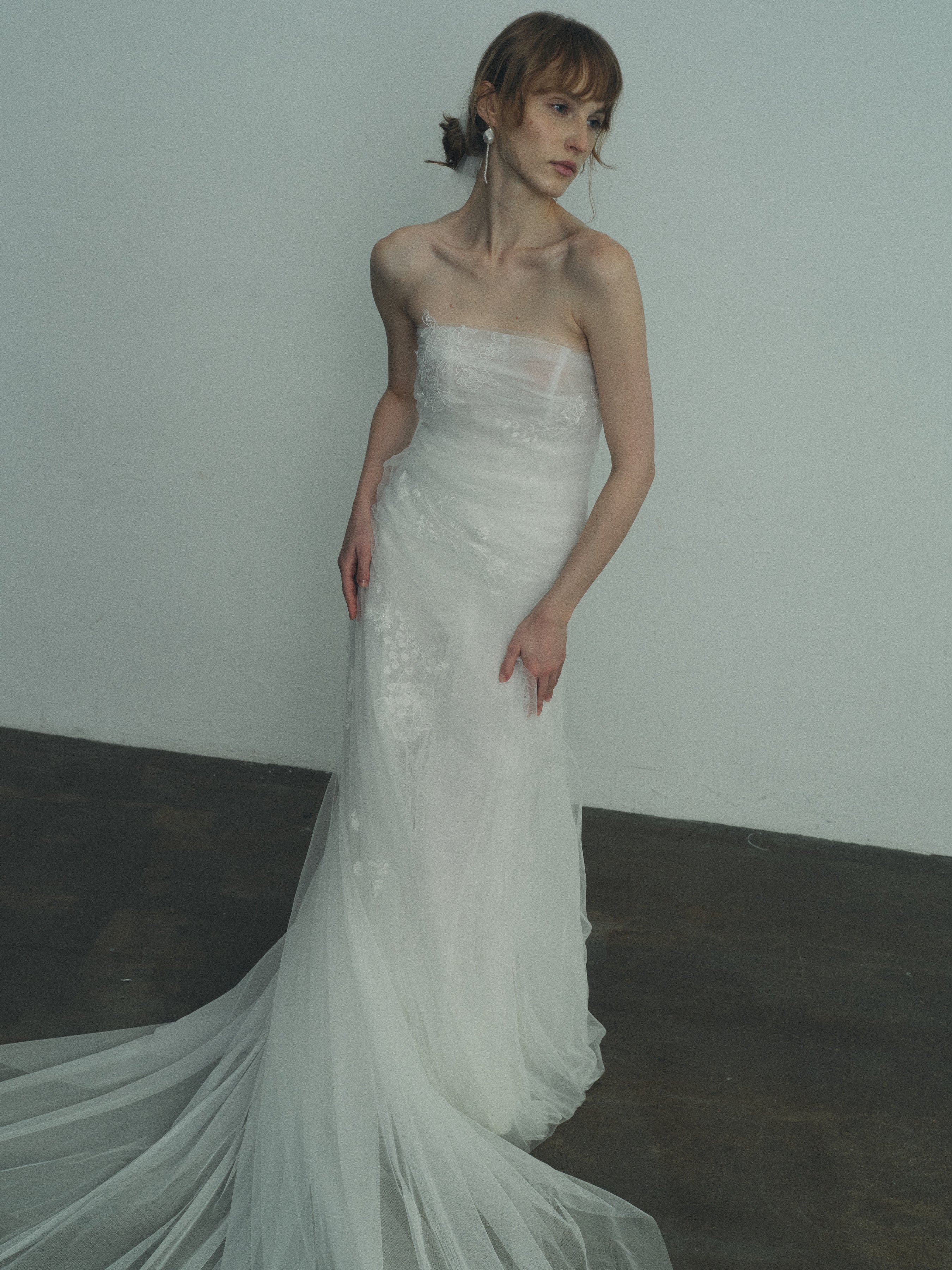 Saga tulle wedding gown