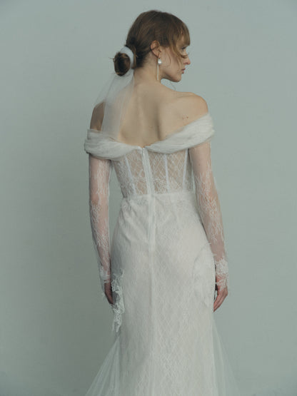 Odina lace gown