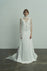 Steffy silk wedding gown