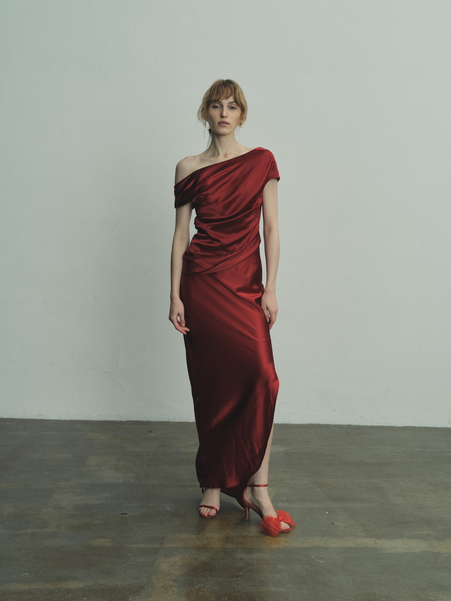 Aries structured gown