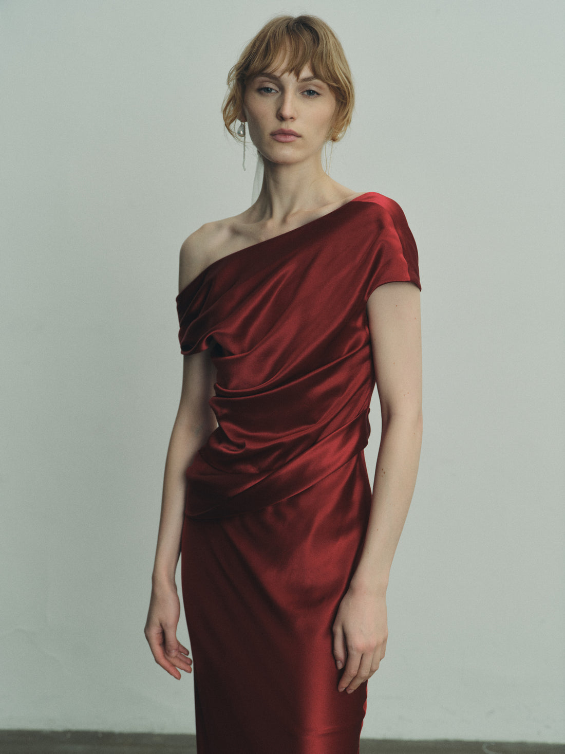 Aries structured gown