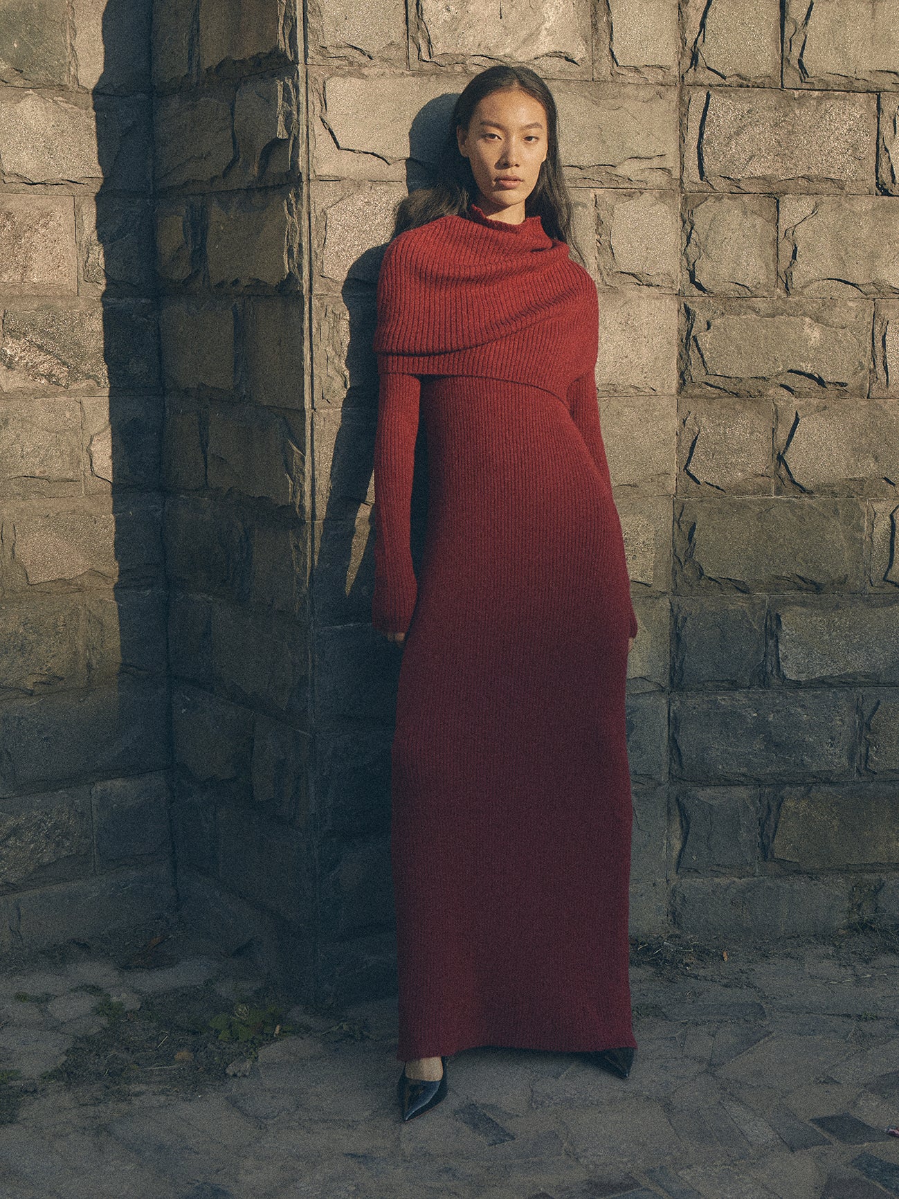 Rue long knit dress