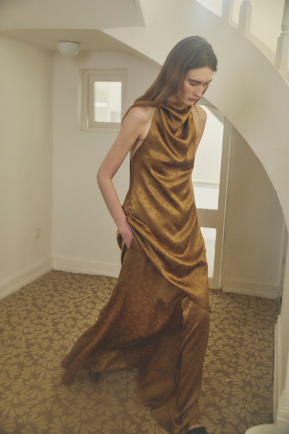 Monica halterneck dress