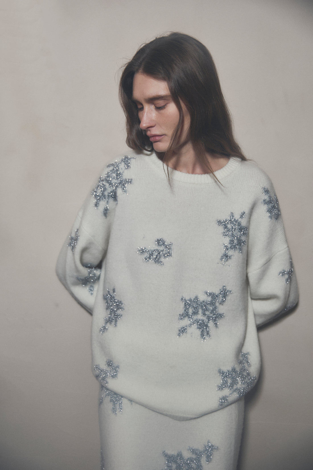 Siv glitter sweater