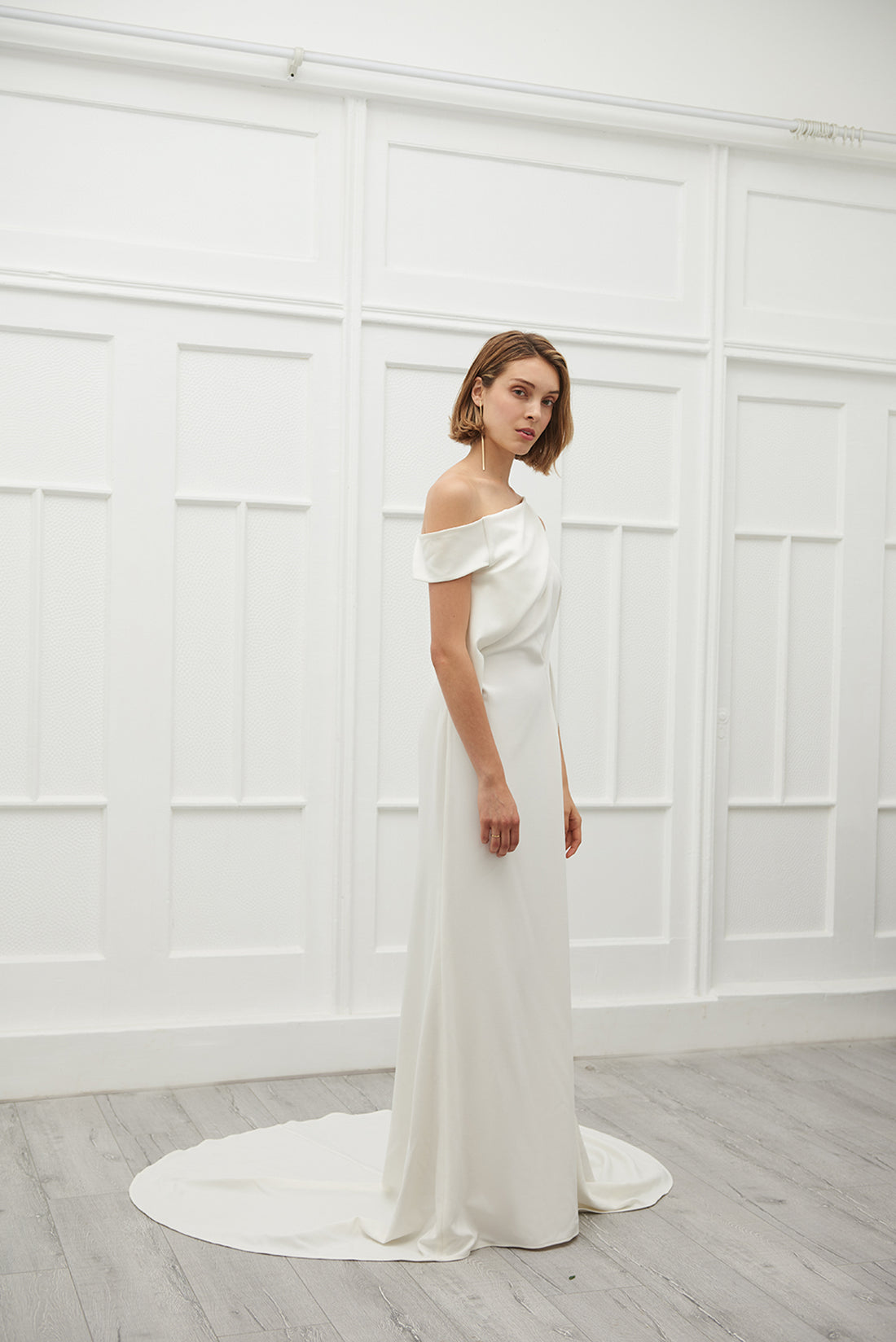 Elin meshed wedding gown