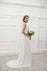 Belle asymmetric wedding gown