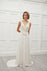 Peggy draped chiffon gown