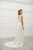 Peggy draped chiffon gown