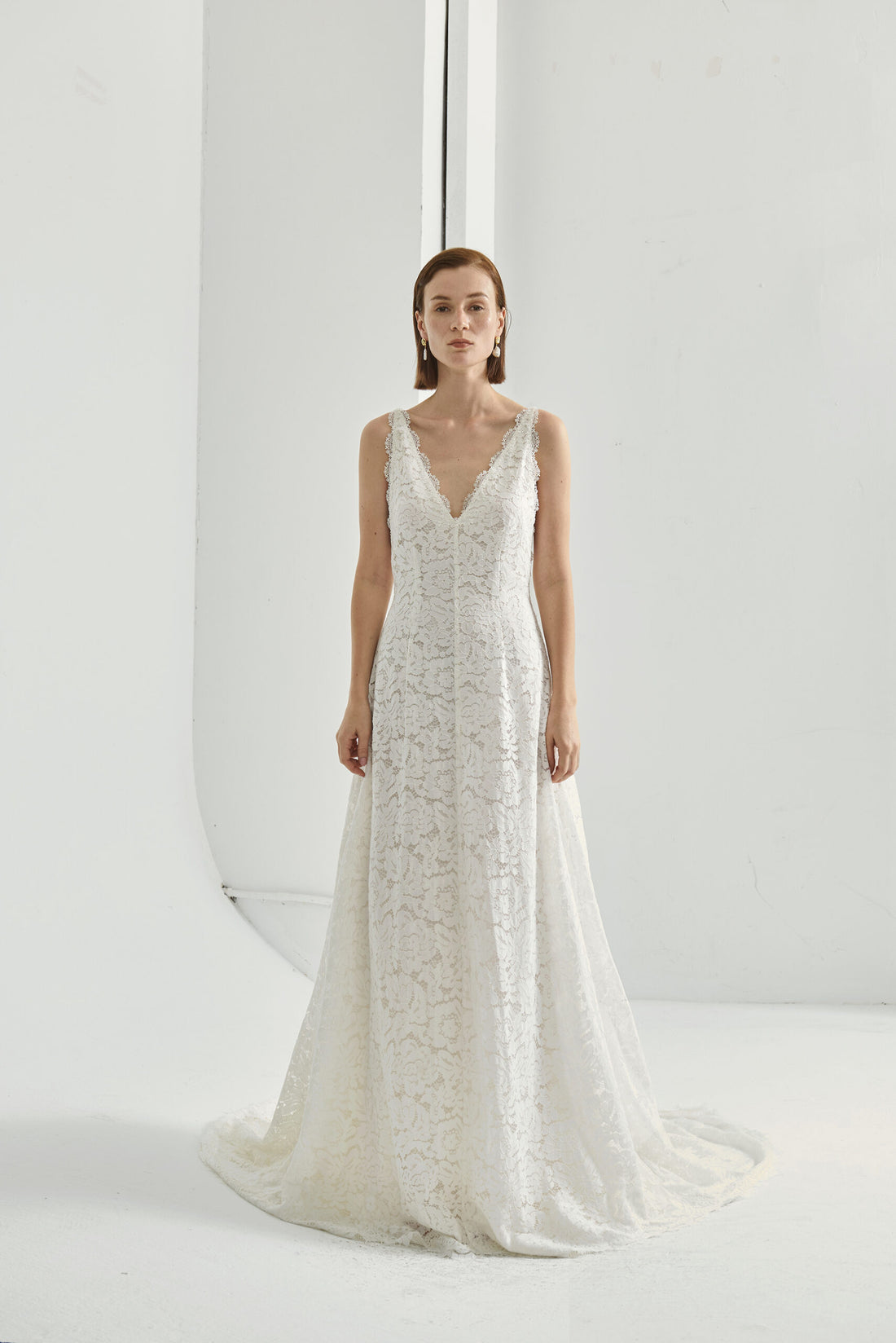 Charlotte lace wedding gown