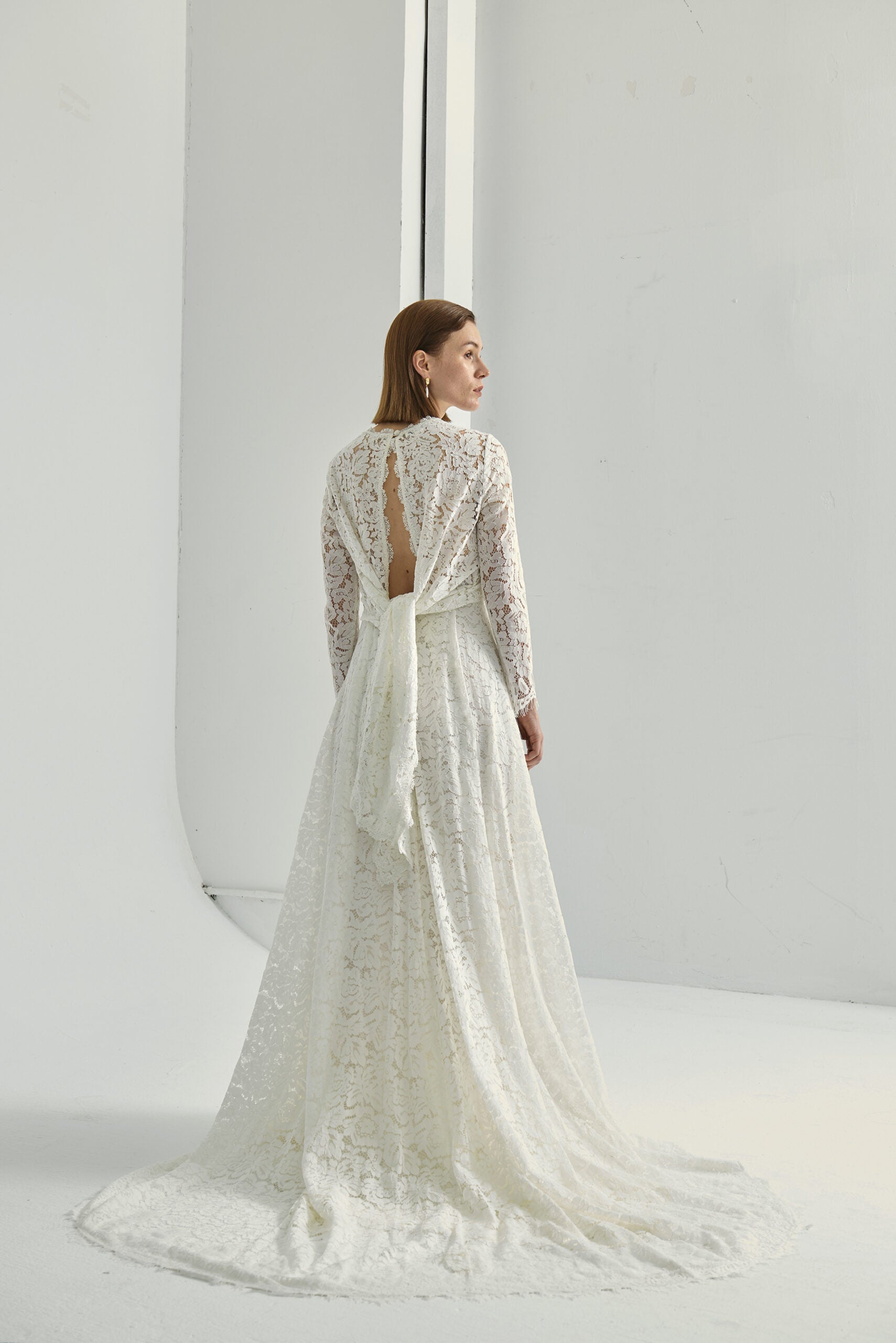 Charlotte lace wedding gown