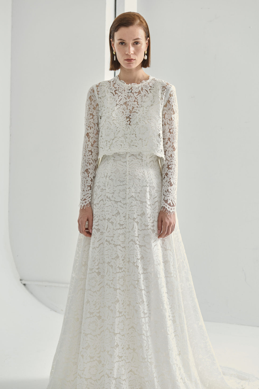 Charlotte lace wedding gown