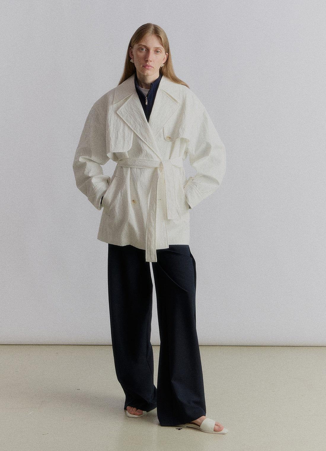 Amada midi trenchcoat