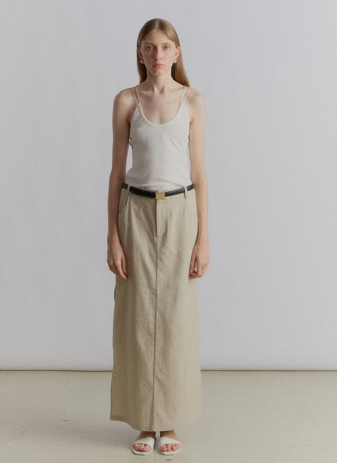 Carwen linen skirt