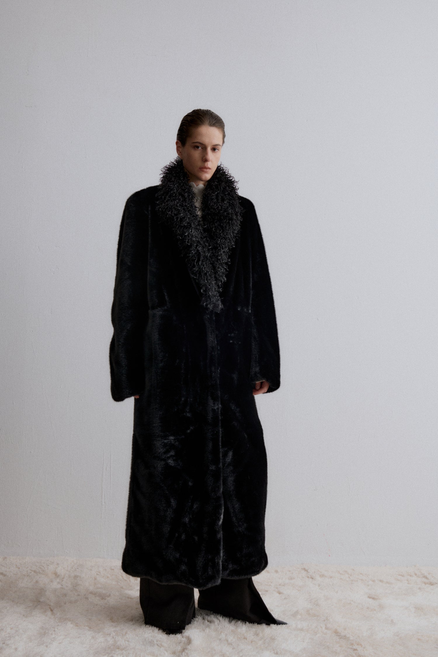 Kalisa long fur coat