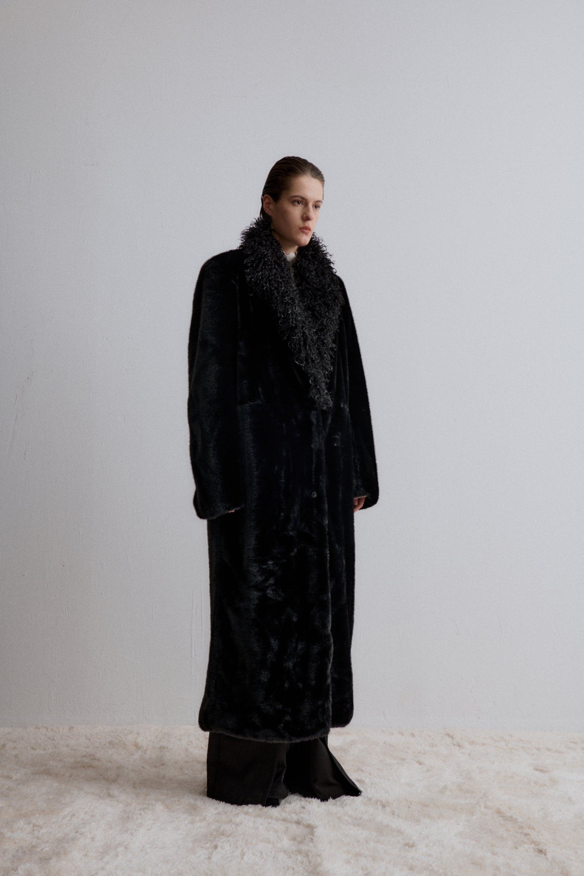 Kalisa long fur coat