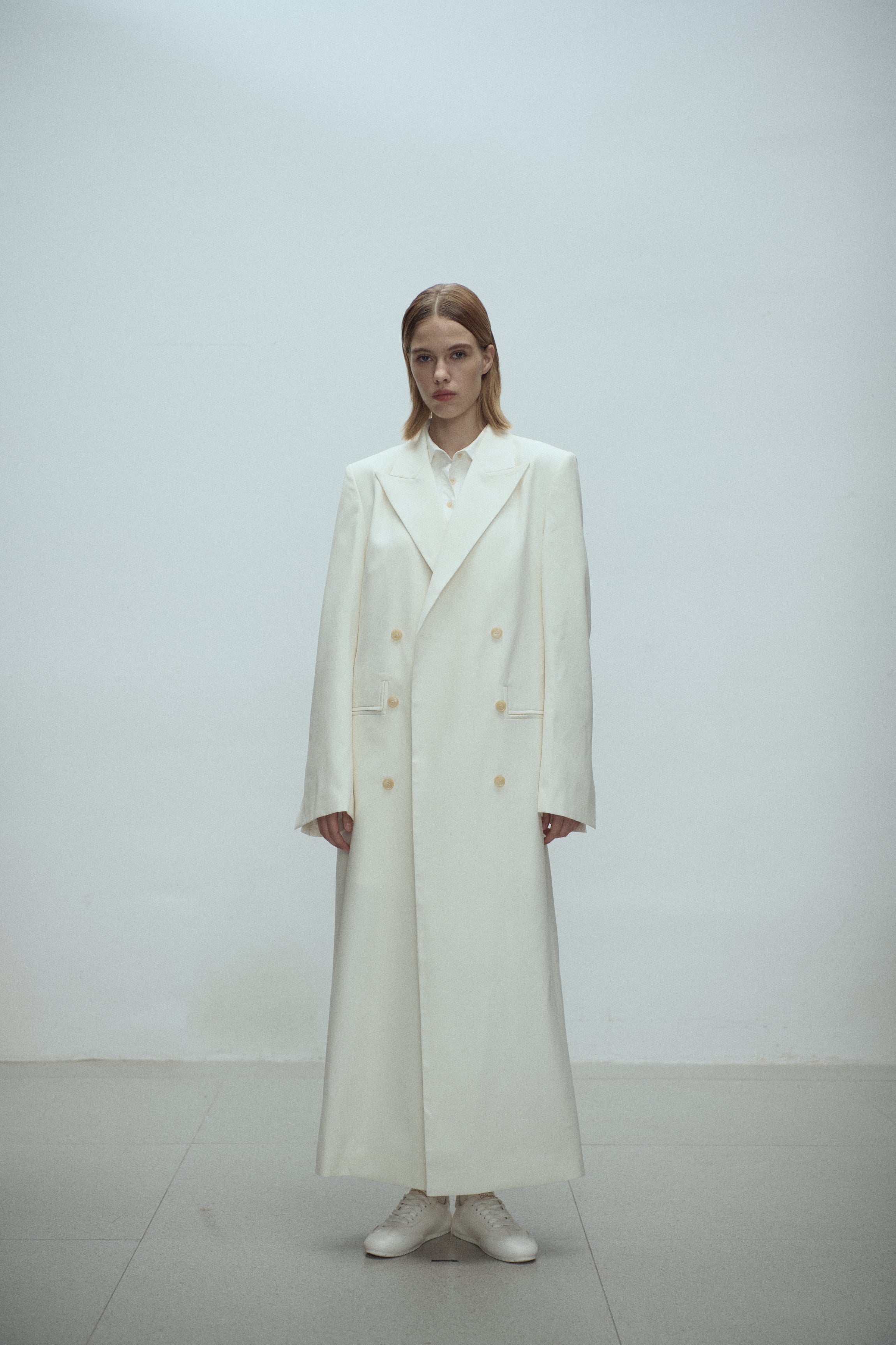 Fremont long wool coat