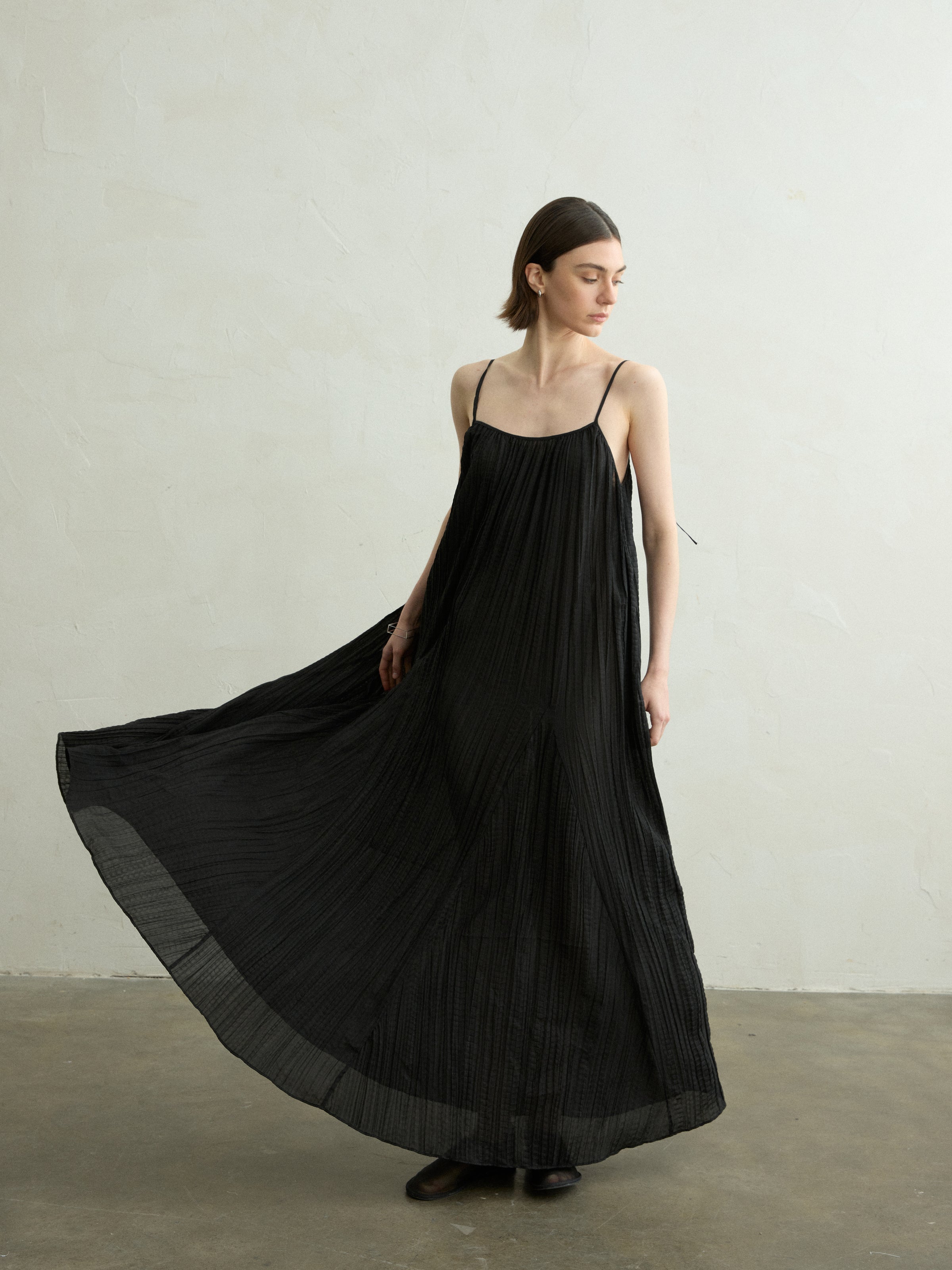 Claire gathered dress