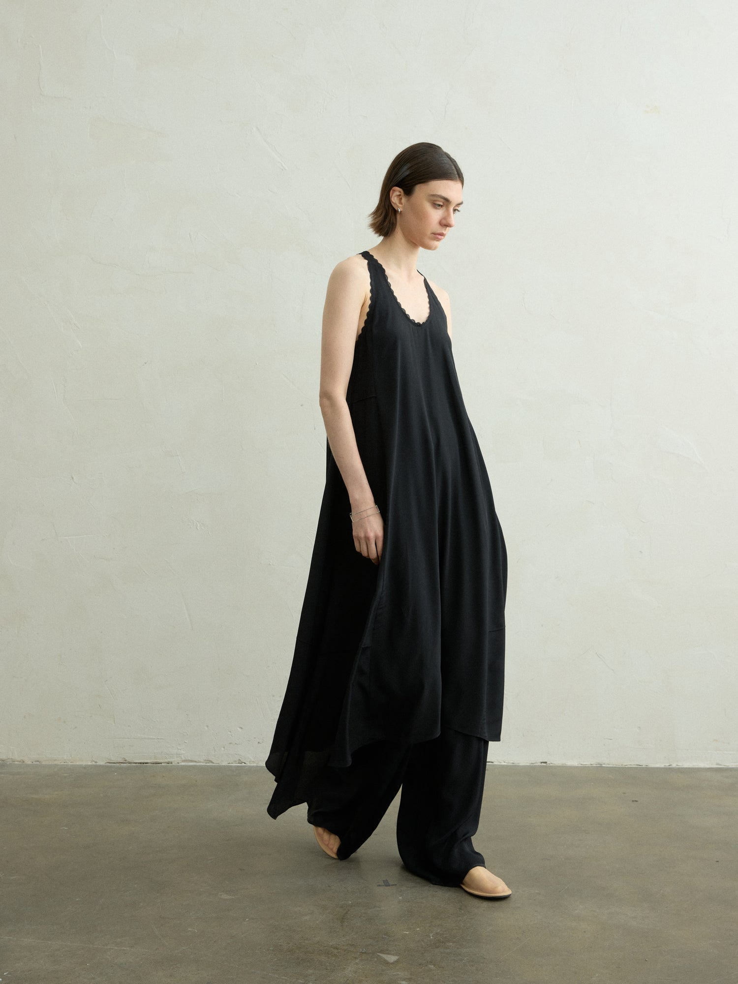 Avril silk trousers