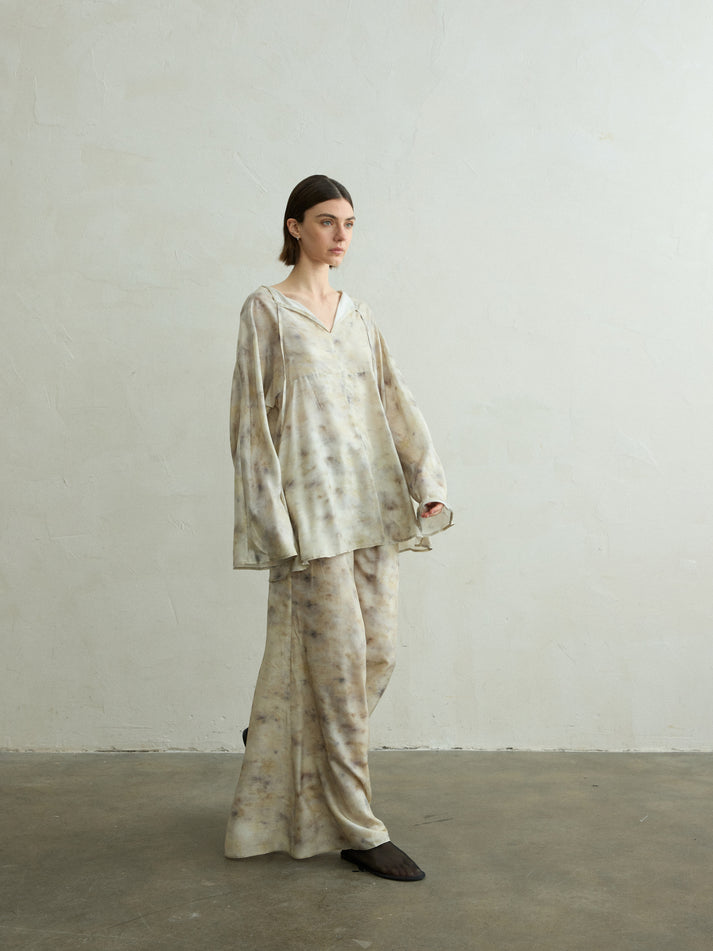 Mona print blouse