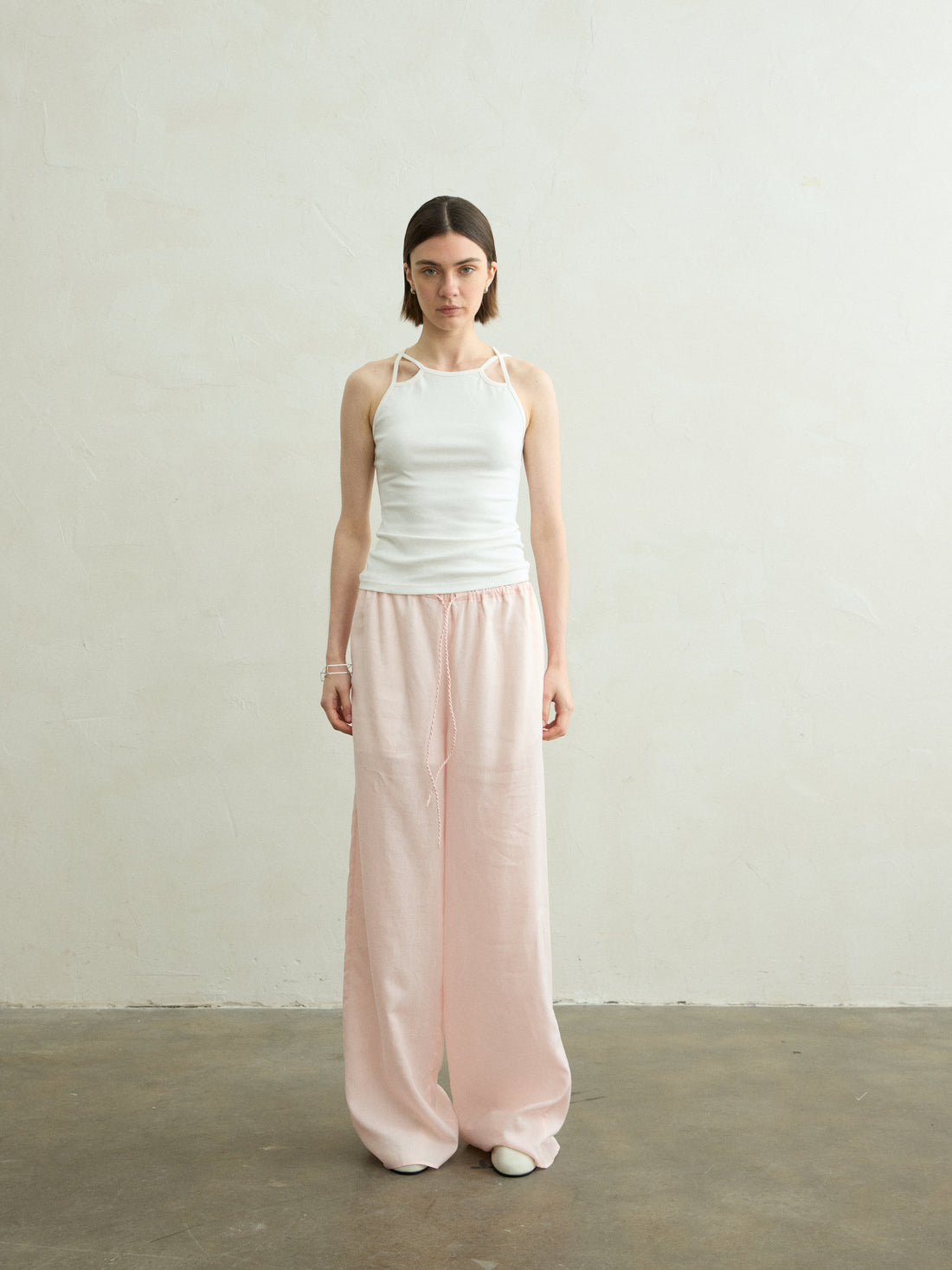 Cerise strap tank
