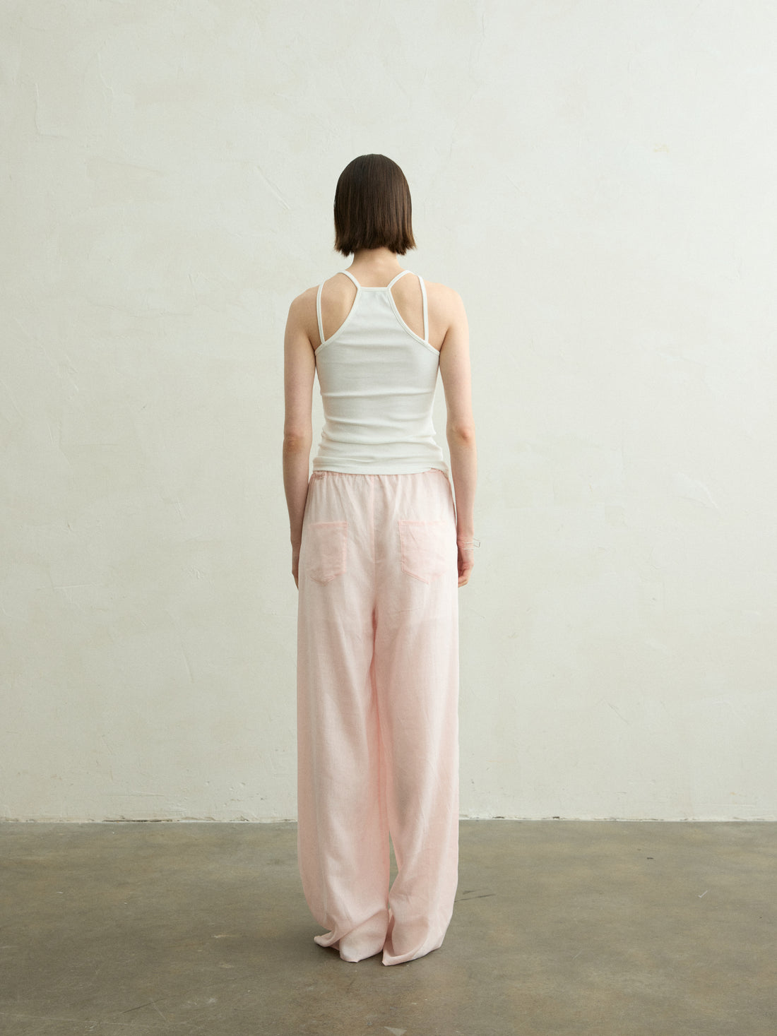 Cerise strap tank