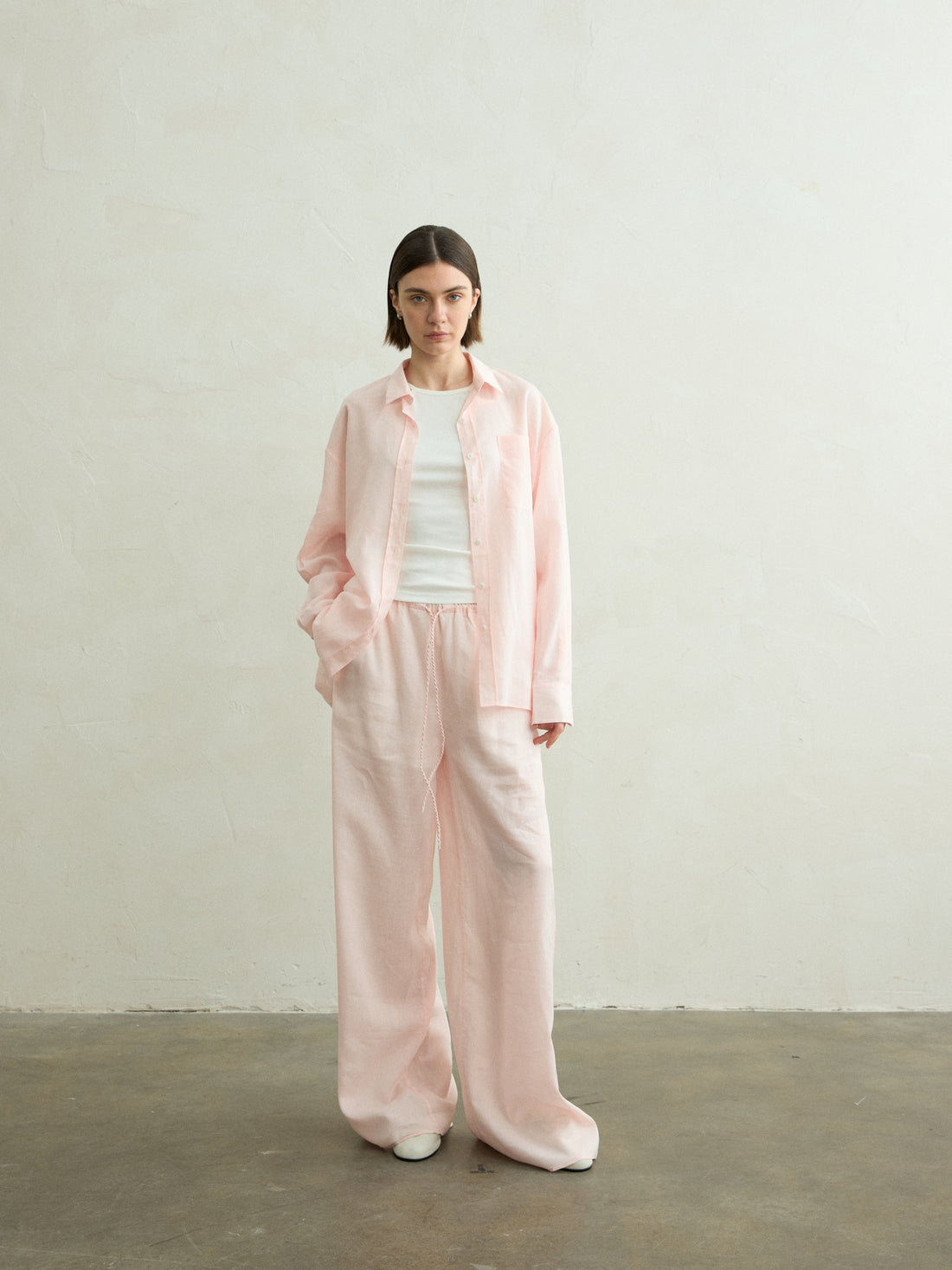 Camille linen trousers