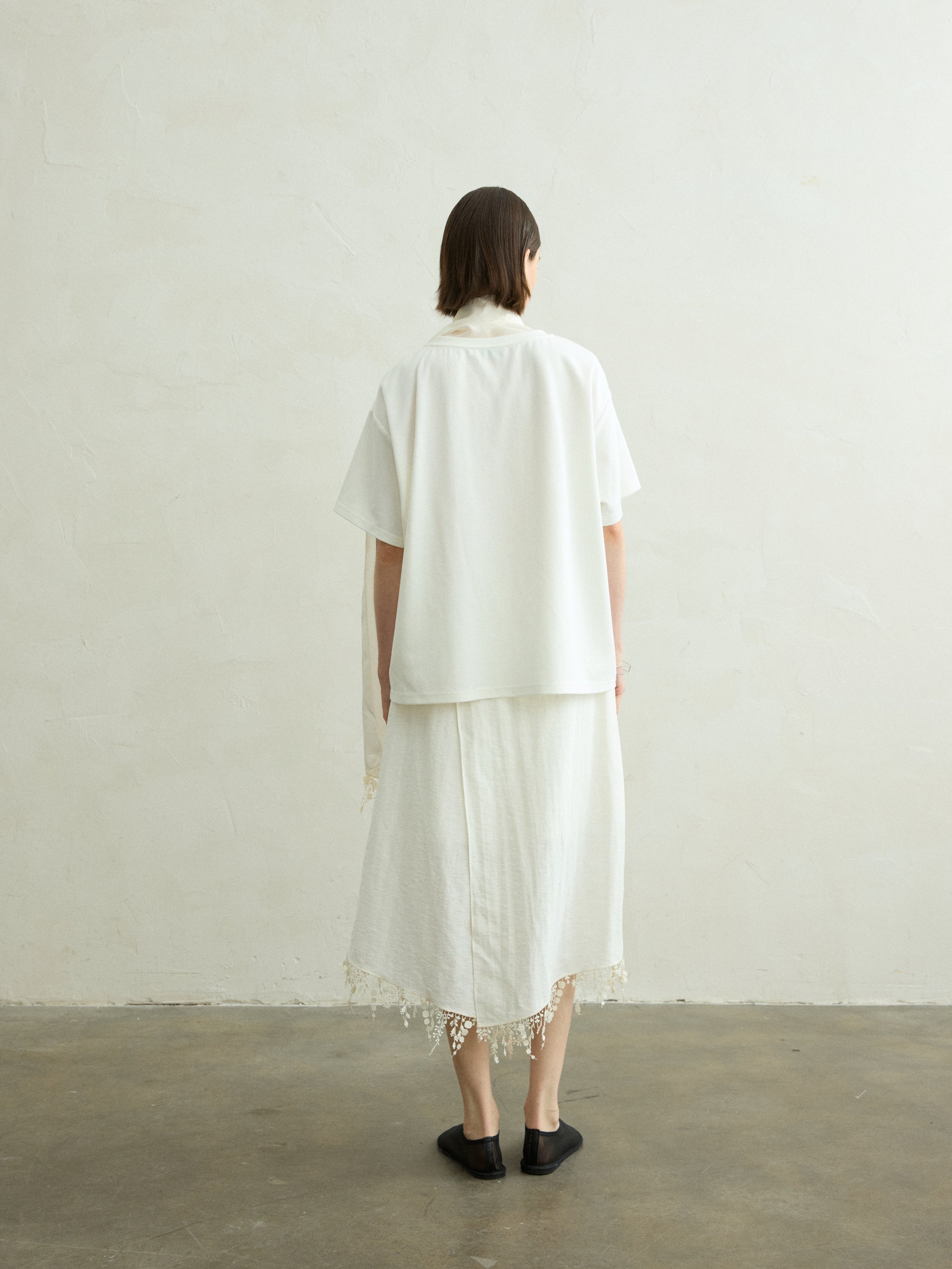 Cerise scarf t-shirt
