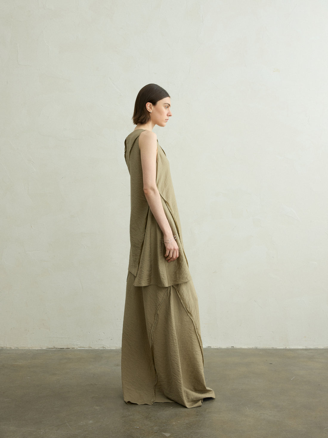Claire patched skirt