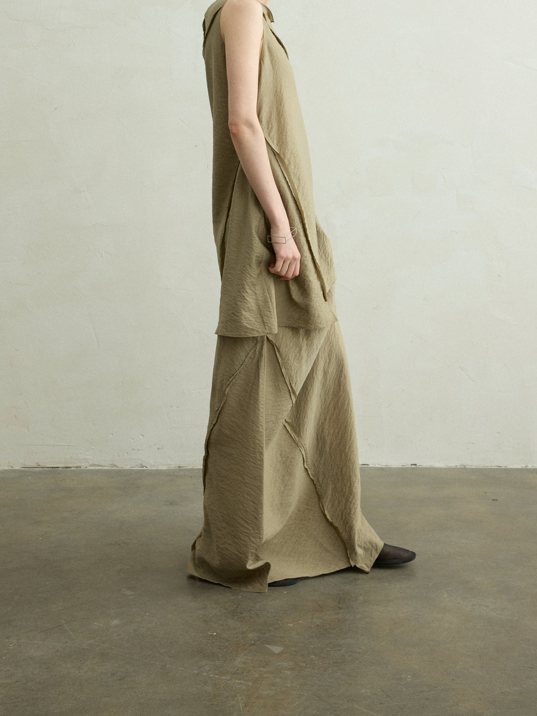 Claire patched skirt