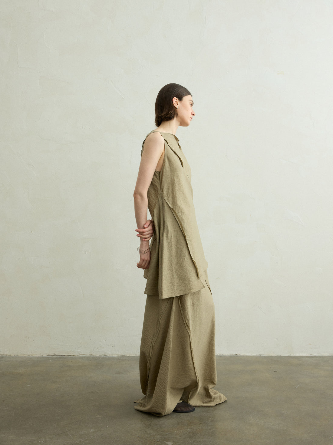Claire patched top