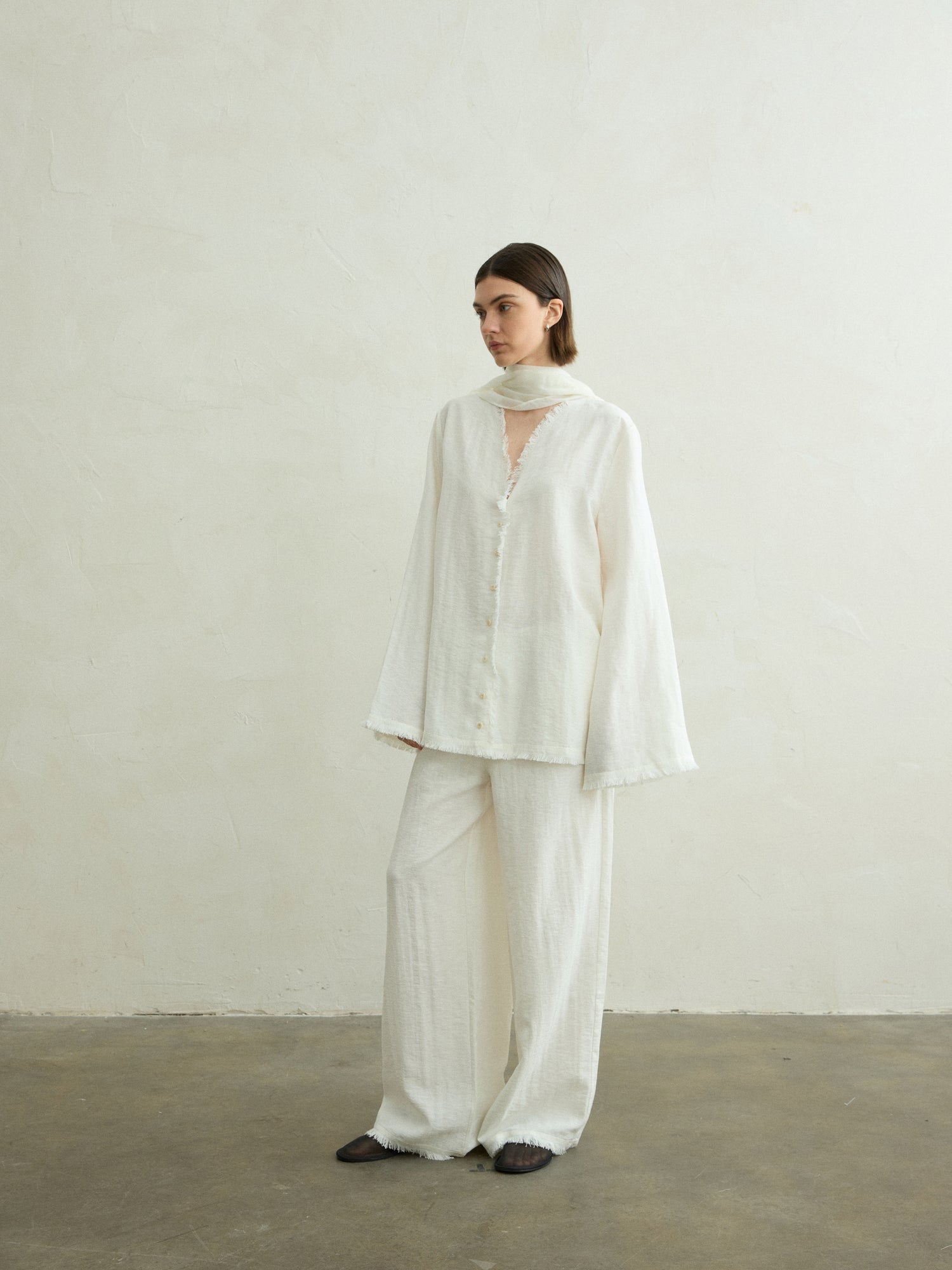 Cerise fringe shirt