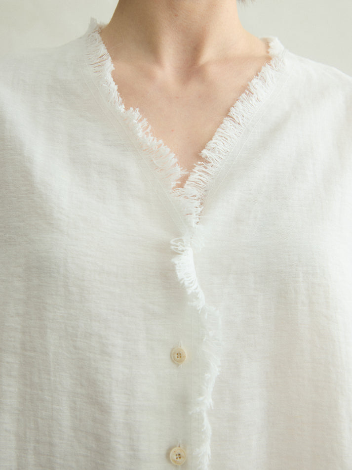 Cerise fringe shirt