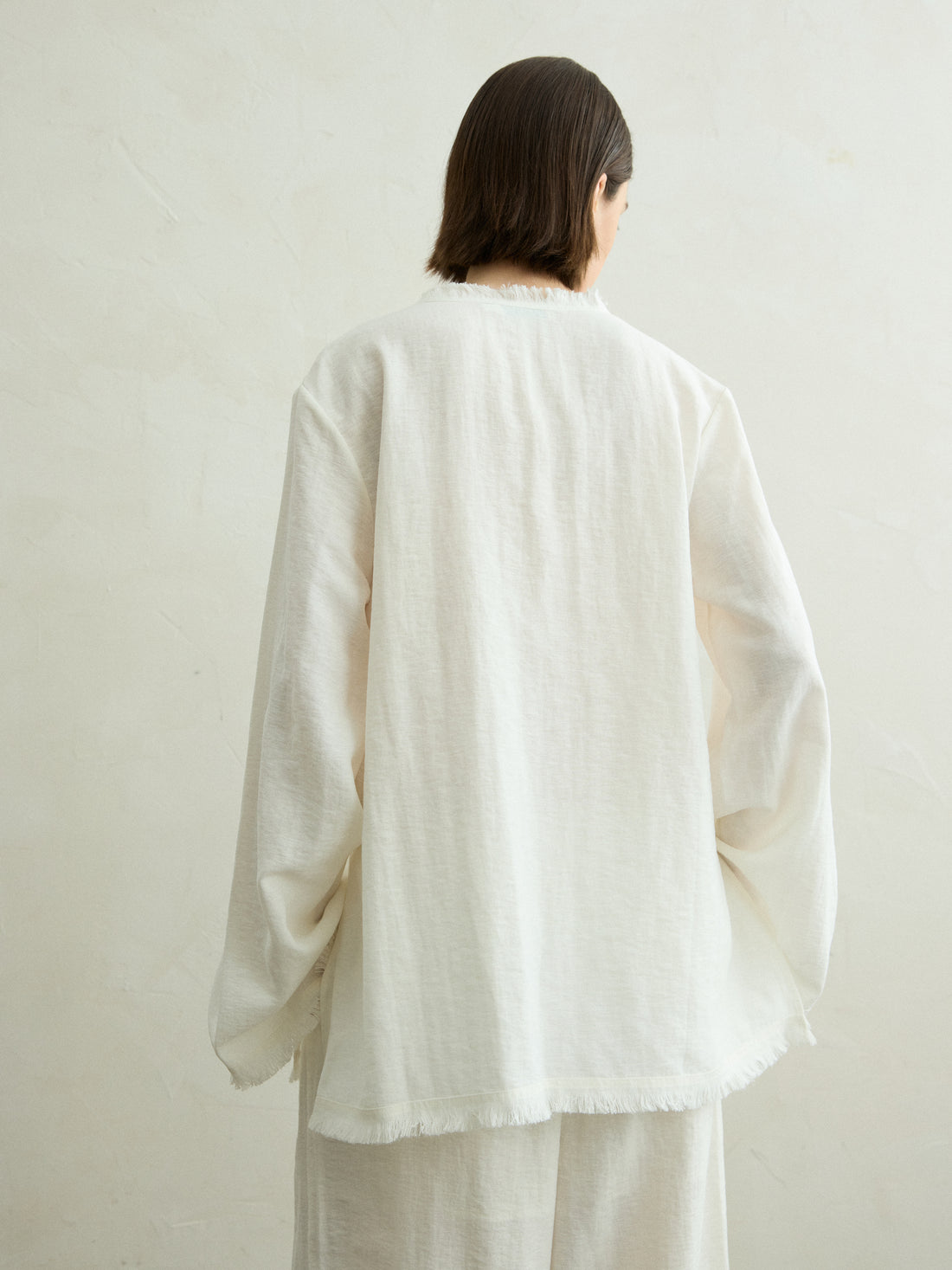Cerise fringe shirt
