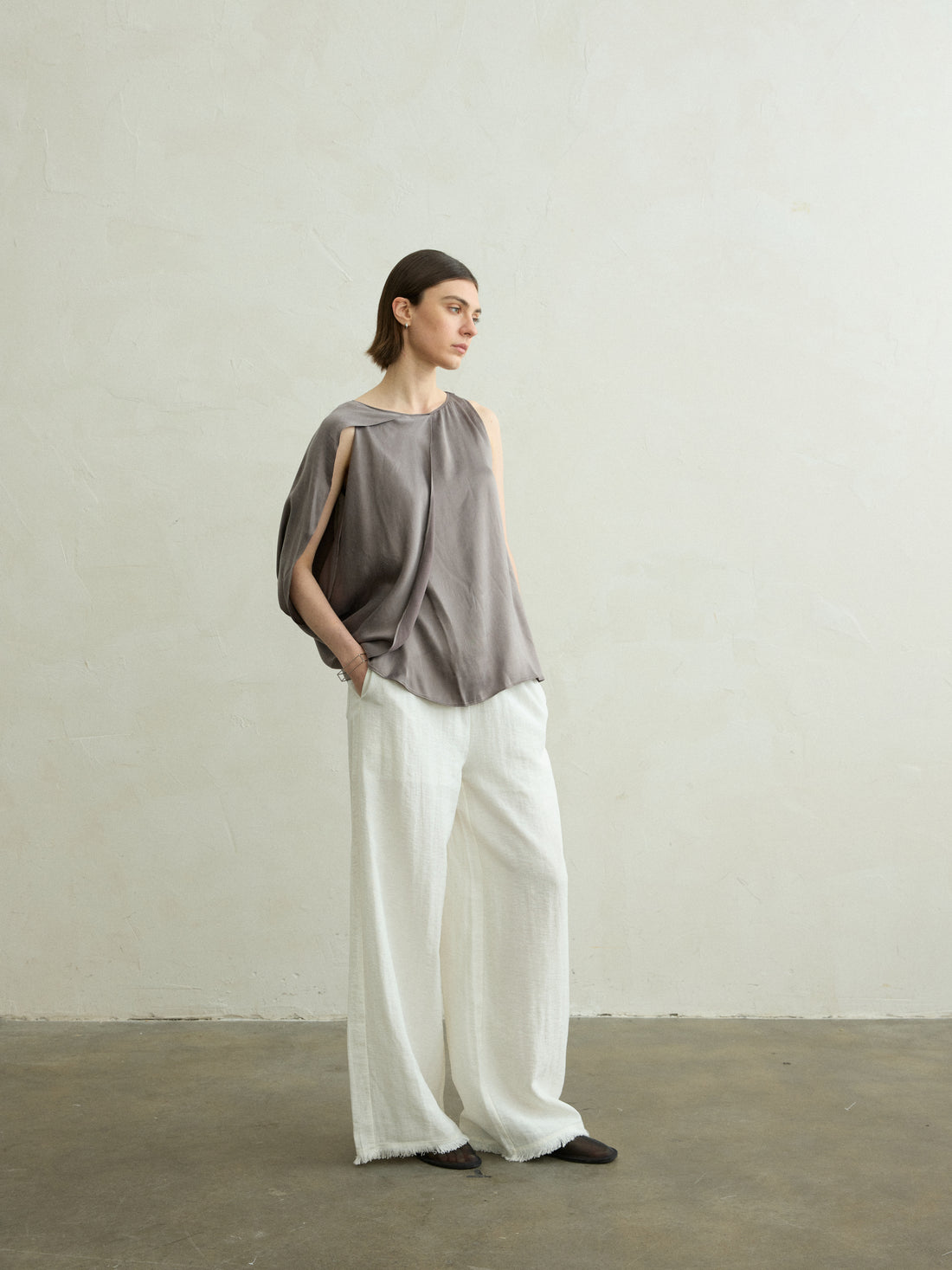 Solene draped top