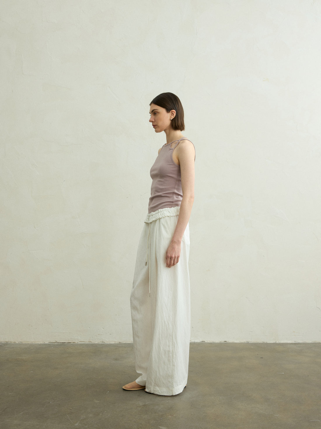 Cerise strap tank