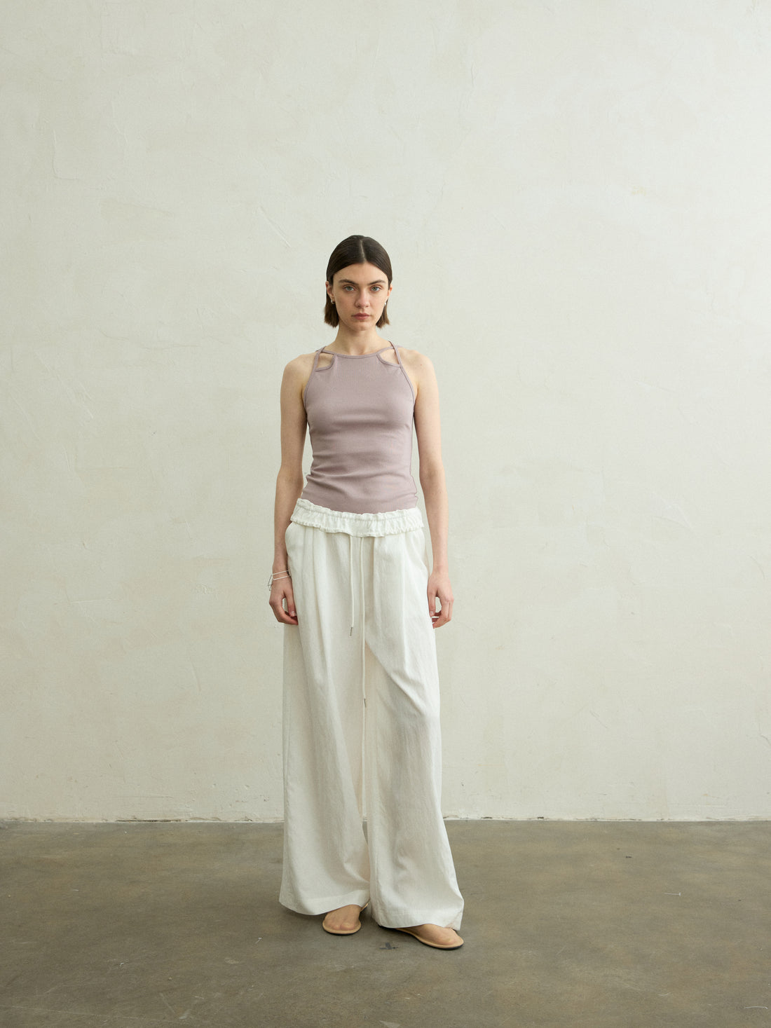 Cerise strap tank
