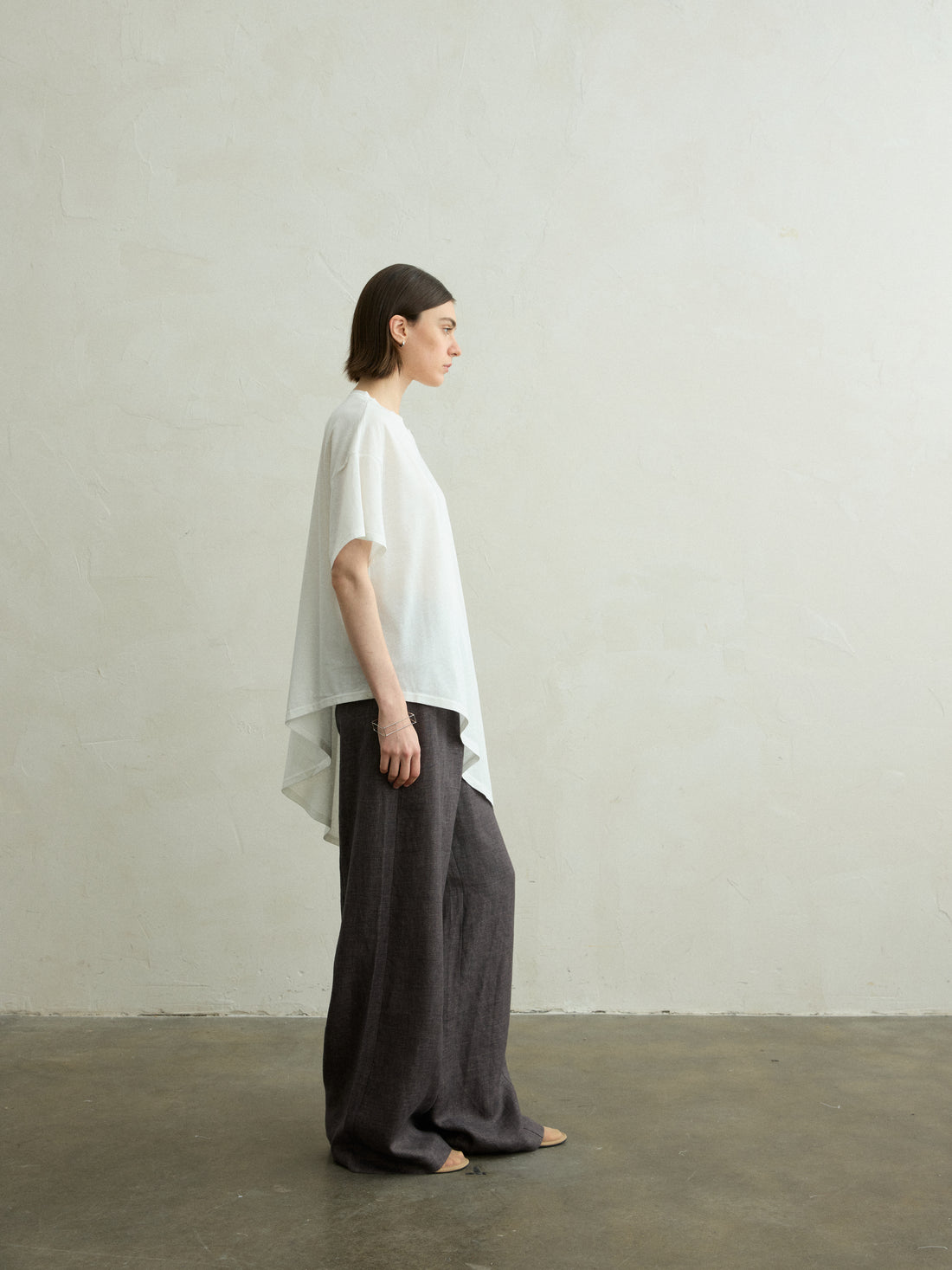 Berta wide linen trousers
