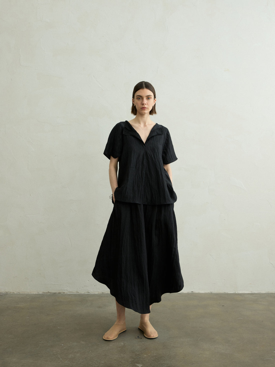 Solene wide skirt