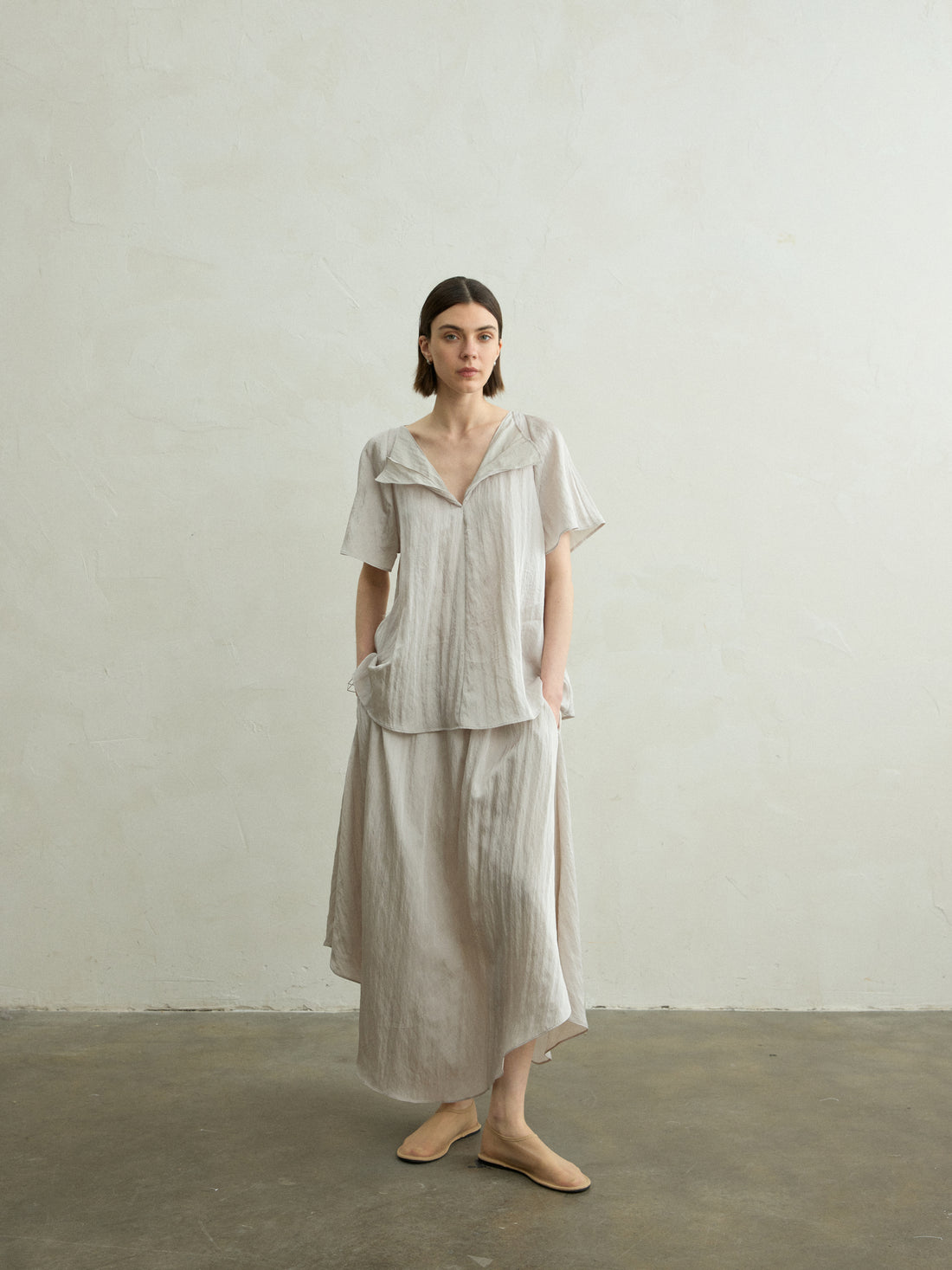 Solene wide skirt