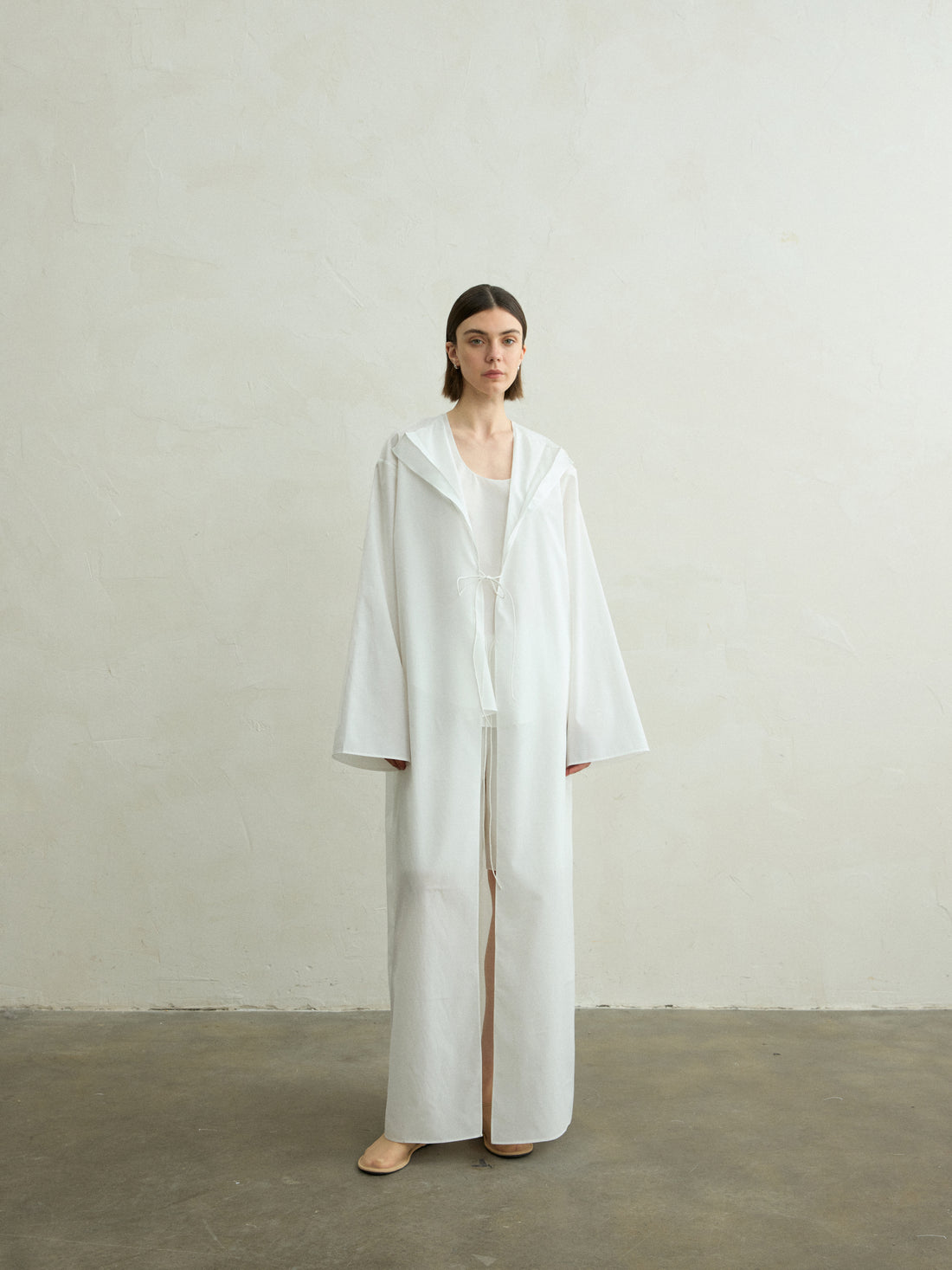 Solene silk shirt coat