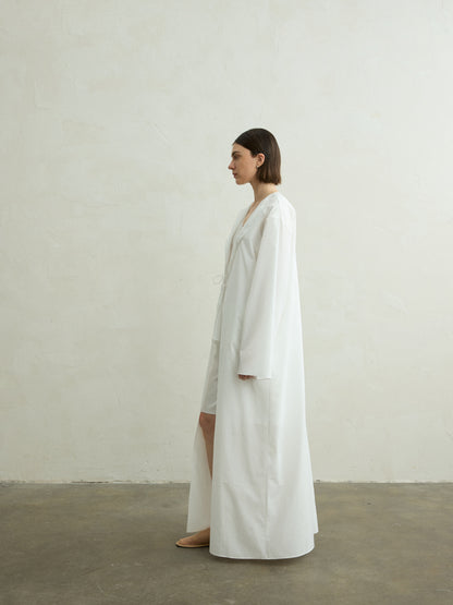 Solene silk shirt coat
