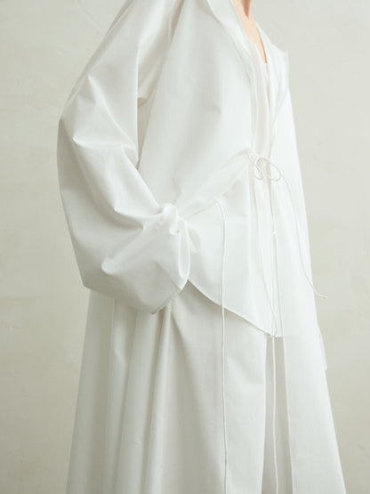 Solene silk shirt coat