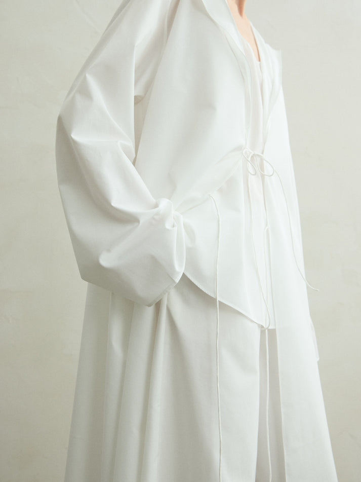 Solene silk shirt coat