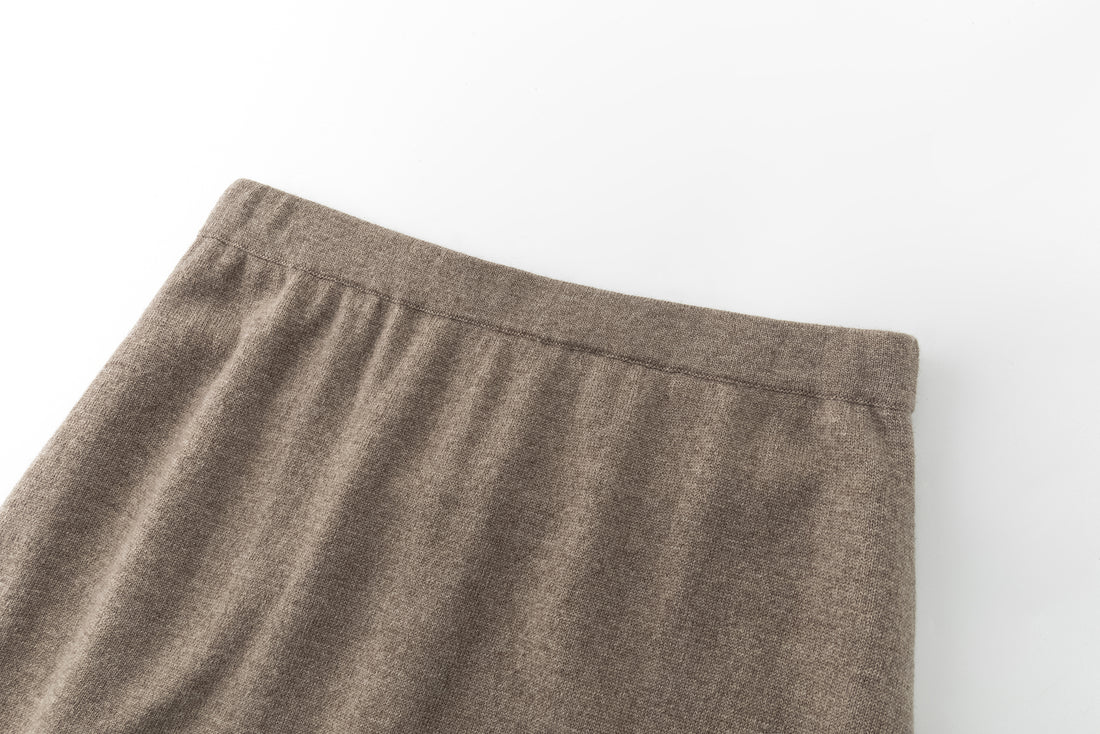 Sindy fold knit skirt